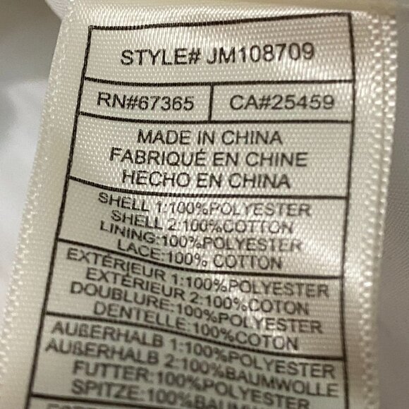 Betsey Johnson Novelty Cotton and Venise Lace Tulip Mini Dress Sz 10 - Picture 12 of 13